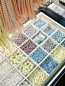 Perlas Sueltas Redondas Blancas, Rosas y Grises de 4mm-16mm, de Primera Calidad, con Medio Orificio, para la Fabricación de Joyas, Pendientes y Colgantes - Product Image 6