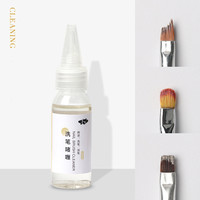 Pembersih Kuas Kuku Cair Gel Penghilang, Pembersih Kuas yang Dapat Digunakan Kembali untuk Peralatan Nail Art Salon Manikur