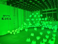 Treuil de contrôle Dmx Moer, système de lumière cinétique à led RGB, boule de levage cinétique, fournitures de lumières pour disco