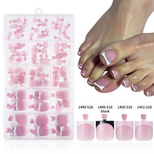 <span class=keywords><strong>Uñas</strong></span> postizas artificiales personalizadas, 150 Uds., prensa <span class=keywords><strong>en</strong></span> las puntas de las <span class=keywords><strong>uñas</strong></span> de los pies, rosa, hecho a mano, Cuadrado corto, prensa acrílica francesa <span class=keywords><strong>en</strong></span> las <span class=keywords><strong>uñas</strong></span> de los pies - Product Image 1
