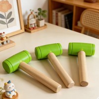 Marteaux jouets, marteaux en bois, faux outils d'entretien en plastique de simulation pour fournitures de fête d'anniversaire
