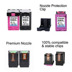 Cartucho de Tinta TigerRoar de Alto Rendimiento Compatible con HP 308XL con Chip para Impresoras HP ENVY 6120 6120e 6520 6520e 6130 6130e 6530 - Product Image 2