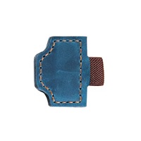 Porte-stylo magnétique en cuir véritable Crazy Horse, fait main, moderne, réutilisable, avec clip, modèle BJ24005 pour le dos