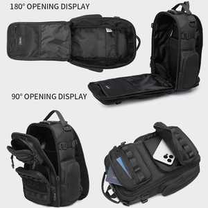 <strong>Ozuko</strong> 9812 Outdoor Crossbody <strong>Bag</strong> Men Backpack <strong>Sport</strong> <strong>Bag</strong> Pack Sling <strong>Shoulder</strong> <strong>Bag</strong> for Man Daypack Business Waterproof - Product Image 3