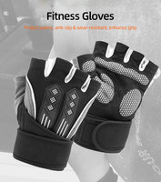 Guantes de Gimnasio con Absorción de Impactos para Levantamiento de Pesas, Protección para Entrenamiento, Correas Ajustables para Muñeca, Guantes para Ciclismo y Entrenamiento, Precio al por Mayor