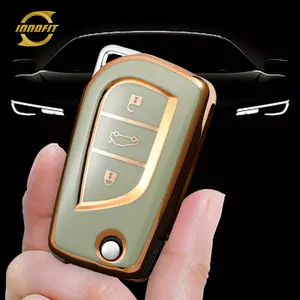टोयोटा कोरोला कैमरी एवेन्सिस रीज़ हाईलैंडर ODM OEM फोल्डिंग ट्रेंडिंग उत्पादों के लिए कार प्रीमियम टीपीयू के लिए इनोफिट TOA1 कुंजी कवर