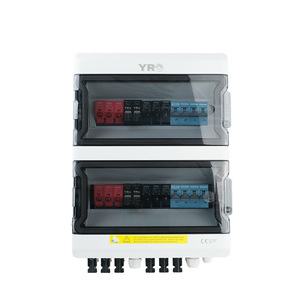 Caja Combinadora Solar DC YRO, 6 Entradas, 2 Salidas, 1000V, Impermeable, Protección Contra Rayos, Montaje en Pared Exterior - Product Image 1