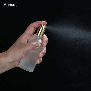 15ml 30ml 50ml 100ml beyaz buzlu cam kozmetik uçucu yağ parfüm <span class=keywords><strong>Serum</strong></span> losyonu gül altın alüminyum pompa sprey şişe - Product Image 3