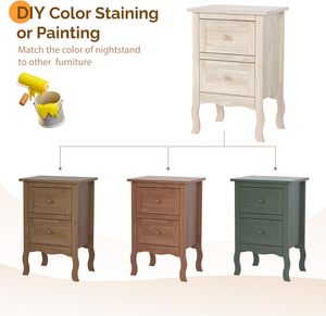 <span class=keywords><strong>Mesita</strong></span> de <span class=keywords><strong>noche</strong></span> <span class=keywords><strong>DIY</strong></span> de color pequeño de madera al por mayor <span class=keywords><strong>mesita</strong></span> de <span class=keywords><strong>noche</strong></span> de madera natural con cajón mesa auxiliar moderna para dormitorio y sala de estar - Product Image 3