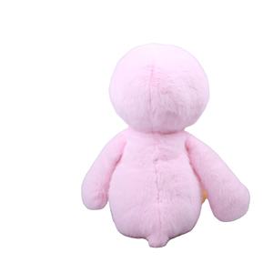 Peluche Natalizio a Forma di Pinguino Rosa Seduto, Animale di Pezza in Tessuto di <span class=keywords><strong>Visone</strong></span>, Imbottito con Cotone PP, Antistress, Ricamato, Tre Misure - Product Image 4