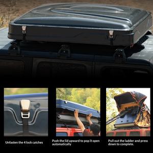 Tente de toit automobile toutes saisons, installation facile, espace de couchage élargi pour les voyages en famille - Product Image 1