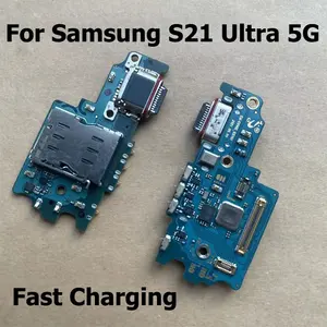 <span class=keywords><strong>Cargador</strong></span> USB Flex para Samsung Galaxy <span class=keywords><strong>S21</strong></span> Plus <span class=keywords><strong>FE</strong></span> <span class=keywords><strong>5G</strong></span> Ultra USB Charging Dock Board Conector Puerto Flex Cable - Product Image 4