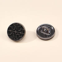 Boutons-pression lavables plaqués métal avec motifs diamant et cœur pour polos et vestes pour hommes - Alliage de zinc carré personnalisé