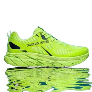 Chaussures de course légères unisexes en mesh avec plaque en carbone, absorption des chocs, pour entraînement de marathon et course sur route, chaussures de sport athlétiques - Product Image 1