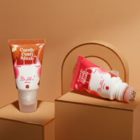 Tube souple vide personnalisé 50ml 100ml pour crème contour des yeux, emballage de lotion, huile de massage corporel, applicateur à bille roulante en aluminium/plastique