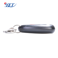 YET023 Control Remoto RF Universal Inalámbrico Multifrecuencia de 433 MHz con Código Variable, Mini Botón, para Puerta de Garaje Automática, de Plástico