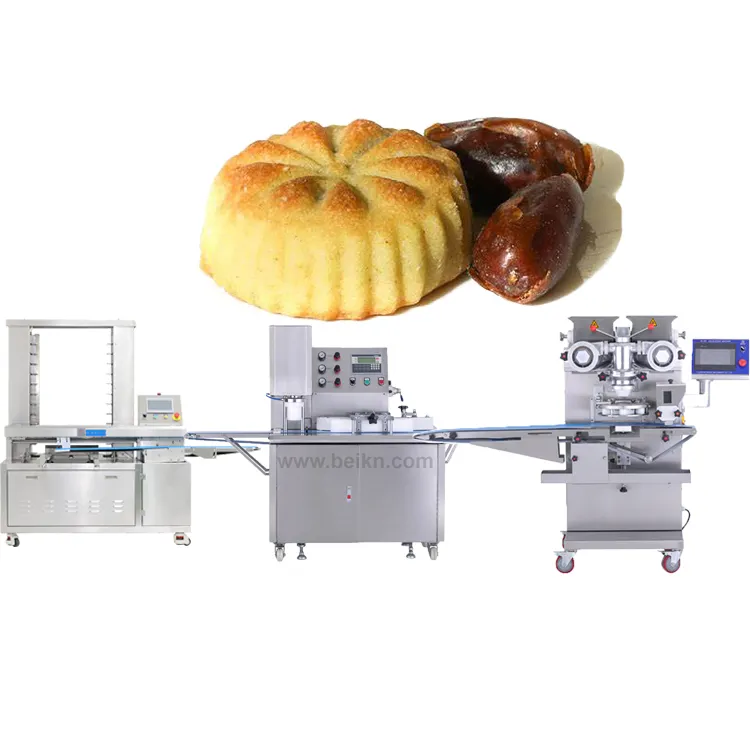 Machine automatique de fabrication de maamoul Machine de fabrication de biscuits pour tarte ananas Date de la ligne de production de biscuits maamoul