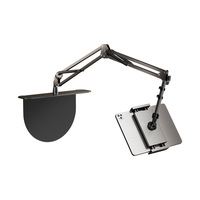 Support de téléphone portable et tablette pliable et rotatif pour chevet et canapé, avec fixation par pince, pour TikTok et la visualisation de vidéos