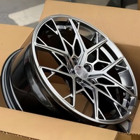 Nouvelles jantes en alliage forgé de luxe sur mesure, 1 pièce, 17-20 pouces, 5x114.3/5x120/5x130, design maillé pour Mercedes et Rolls-Royce