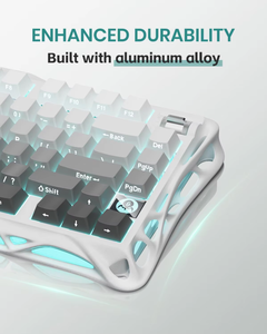 Gravastar K1 75% Wireless Mechanical <b>Keyboard</b>, Tri-mode Gasket Custom <b>Keyboard</b>, RGB Backlit Metal Gaming <b>Keyboard</b> - Product Image 6