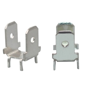 6.3mm <span class=keywords><strong>terminale</strong></span> a doppia vanga, <span class=keywords><strong>terminale</strong></span> connettore pcb, DJ6138-6.3 * 0.8 - Product Image 1