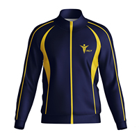 Vente en gros Dernier design Survêtement de football Uniforme unisexe en polyester Veste de sport personnalisée Survêtement de sport
