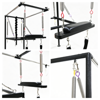 Table de Pilates Cadillac Trapeze à cadre en aluminium réglable pour studio de Pilates professionnel et entraînement de réadaptation