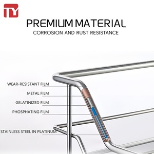Cestas extraíbles modernas TIANYI para gabinetes, organizador de esquina ciega con cierre suave, almacenamiento de cocina de 4 niveles, acero ecológico - Product Image 5