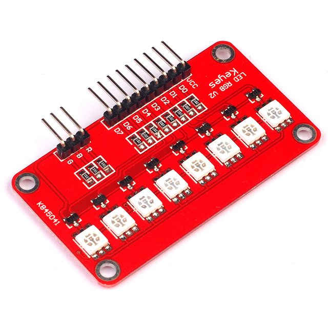 5050 RGB full color LED flowing light module Single-chip microcomputer flowing light robot accessories DIY