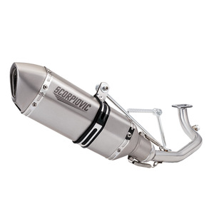 Sistema de Escape Completo para Scooter GY6 <span class=keywords><strong>125cc</strong></span> 150cc, Juego Completo de Acero Inoxidable, Universal de 51 mm - Product Image 6
