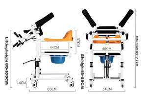 Modelo básico económico, silla de ruedas plegable ligera Manual, silla de ruedas barata para equipos de rehabilitación - Product Image 3