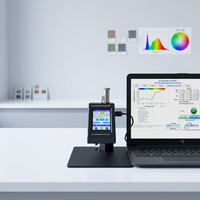 Sensegood Portable Digital Spectrophotometer CIE LAB Color Measurement Visible Handheld Device Hunter Lab DeltaE DE DL Da Db