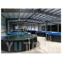 Korrosions beständiges PP-Aquakultur-Aquarium mit hoher Dichte Modularer Bienenstock-Plastik fischteich für hoch dichte RAS-Aquakultur