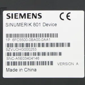 CNC wei CNC 6FC55000BA000AA1 SIEMENS SINUMERIK 801 cihaz CNC sistemi operasyon paneli yeni ve orijinal 6FC5500-0BA00-0AA1