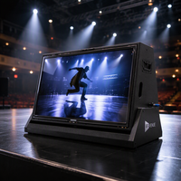 Moniteur de téléprompteur de scène Topflashstar HD haute luminosité, style haut-parleur, 27, 32, 43, 55 pouces, pour concerts, mariages, hôtels, églises, événements