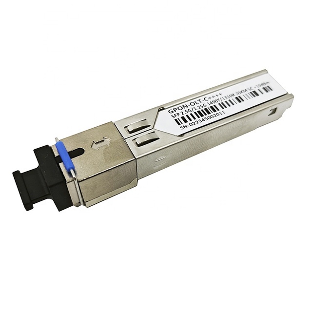 GPON-OLT-C++++ SFP Optical Module 2.5G/1.25G 1490T/1310R 20KM SC +10dBm 022345002011 SFP Pon Module