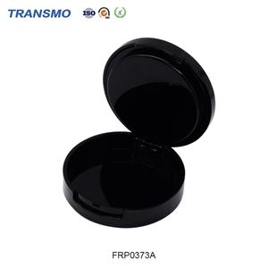 Boîte à poudre en aluminium, étui à poudre pressée en métal, logo personnalisé, boîte à poudre ronde en plastique, boîte à poudre - Product Image 4