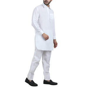 Customized Material Made High Quality Men's Shalwar Kameez 2 Piece Kurta Shalwar Set <b>Stitched</b> Quick Dry Features - Product Image 3