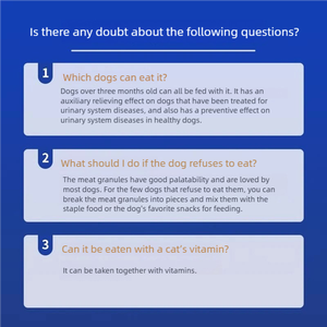 OEM <span class=keywords><strong>Pet</strong></span> integratori nutrizionali per la cura urinaria granuli di carne per cani Anti-infiammatori Anti-allergico antiossidante - Product Image 4