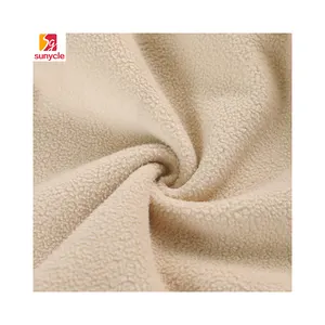 Tùy chỉnh in 350GSM đôi chải chống tĩnh chống thuốc 100% Polyester cực Fleece vải cho hàng may mặc - Product Image 1