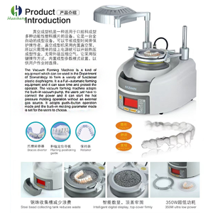 เครื่องขึ้นรูปสุญญากาศอุปกรณ์ทางทันตกรรมสำหรับการจัดฟันฟันฟันฟันฟันฟันยางป้องกันฟันและเล่นกีฬา - Product Image 2