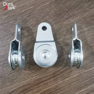 Unidade de Guia de Teto com Olhal Fixo em Die-Cast, Canal de Corda de Aço para Corda de 8mm em Edificações Residenciais e Comerciais - Product Image 3