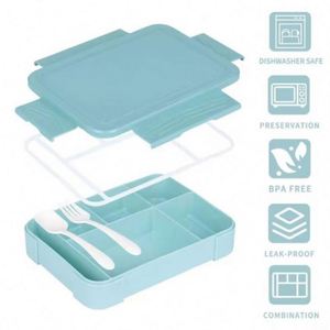Lonchera Personalizada con Compartimentos Sellados para Niños y Estudiantes, Apta para Microondas, OEM ODM - Product Image 2