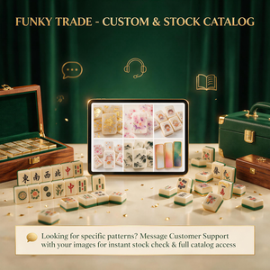 Juego de Mesa Funky Trade Personalizado con Fichas de Mahjong Azules y Burbujas Grabadas en Acrílico, Regalo para <span class=keywords><strong>Casino</strong></span>, Entretenimiento para Adultos - Product Image 2