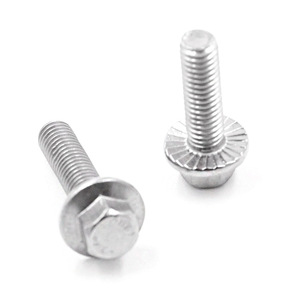 Vis à tête hexagonale Shihua, boulon à bride en acier inoxydable 304 A2-70, entièrement fileté, norme GB5787 - Product Image 1