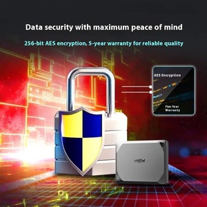 X9 Pro X9 1Tb 2Tb harici katı hal sürücü dizüstü darbeye toz geçirmez USB arayüzü için Cru için yeni taşınabilir SSD Cial - Product Image 5