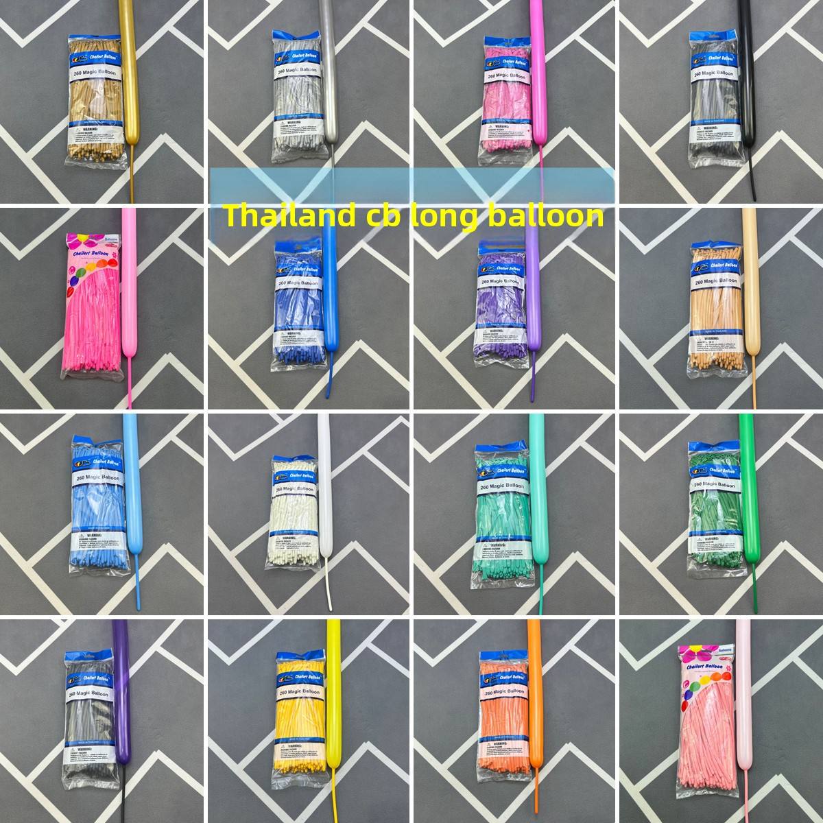 Wholesale Thailand CB260 Magic Long Latex Balloon 2 Grams Thickened DIY Cartoon Animal Shape Modeling BALLOONS