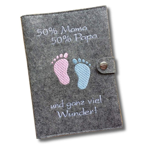 Wholesale Mother's <strong>Passport</strong> <strong>Cover</strong> Felt Mutterpass Felt <strong>Passport</strong> Holder Notebook <strong>Cover</strong> - Product Image 4