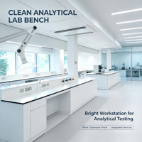 Mobilier de laboratoire professionnel, poste de travail de laboratoire sur mesure pour centre de recherche et laboratoire éducatif