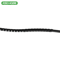 Protector de Cables en Espiral de Plástico PP de 12 mm y 2 mm de Grosor, Marca RSD, para Mangueras Hidráulicas